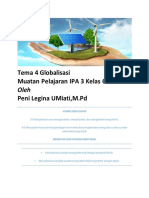 Tema 4 Globalisasi Muatan Pelajaran IPA 3 Kelas 6 Oleh Peni Legina UMiati, M.PD