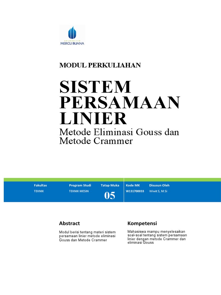 Modul 5 | PDF | Metode & Bahan Ajar