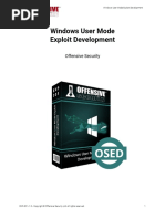 Windows User Mode Exploit Development: Offensive Security