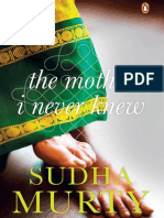 The Mother I Never Knew Sudha Murthy