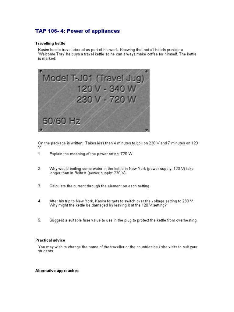 Energy-Saving Kettle Circuit Guide | PDF