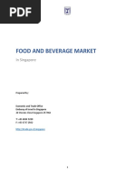 Food and Beverage in Singapore - A Report