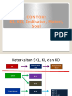 Contoh KI - KD - IPK - Tujuan - Materi - Soal