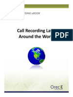 Call Recording Laws Around The World