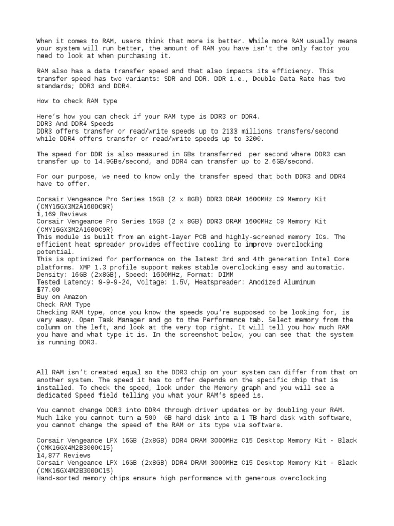 How To Check What Type Of Ram You Have 2025