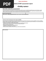 PSPF Maturity Assessment Template and Calculator 0