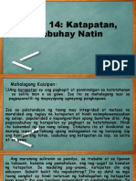 EsP 8 Aralin 14 (Katapatan, Isabuhay Natin) Edited