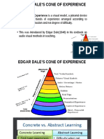 Edgar Dale S Cone of Experience
