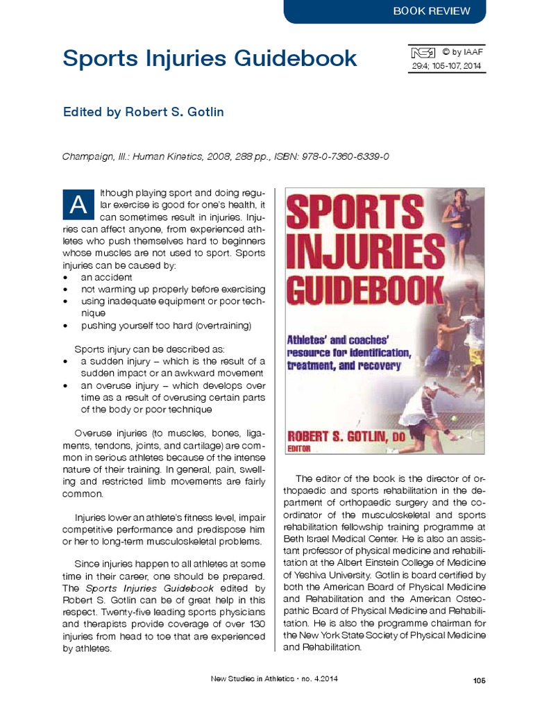 Sports Injuries Guidebook by Robert S Gotlin PDF Shoulder