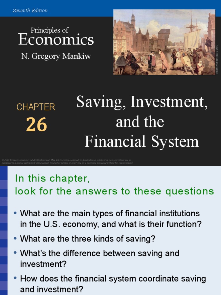 Princ Ch26 Presentation7e | PDF | Loanable Funds | Saving