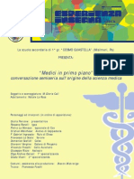 "Medici in Primo Piano", Conversazione Semiseria Sull'origine Della Scienza Medica