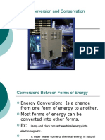 Energy Conversion and Conservation