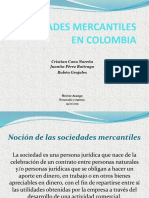 Sociedades Mercantiles en Colombia