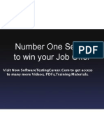 Number One Secret To Win Your Job Offer: To Many More Videos, PDFS, Training Materials