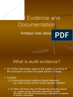 Audit Evidence Documentation and Collection