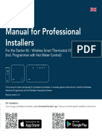 Manual for Professional Installers - Wireless Smart Thermostat V3