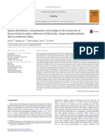 Spatial Distribution, Contamination and Ecological Risk Assessment of