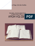 Teoria Fundamentos y Practica de La Archivistica