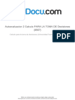 Autoevaluacion 2 Calculo para La Toma de Decisiones 8567