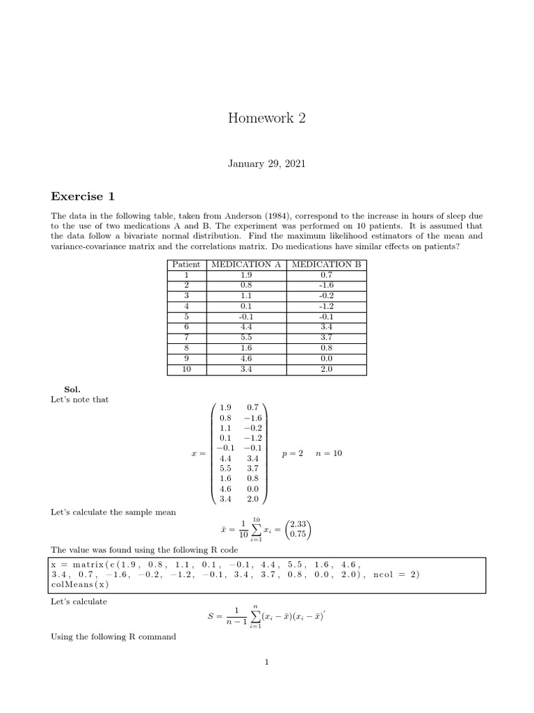 Analysis Multivariate Statistics | PDF | Statistical Analysis ...