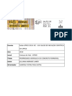 Resumo PROPRIEDADE HIDRÁULICA DO CONCRETO PERMEÁVEL 2018