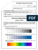 Atividade - Desenho Com Cores Monocromáticas e Policromáticas