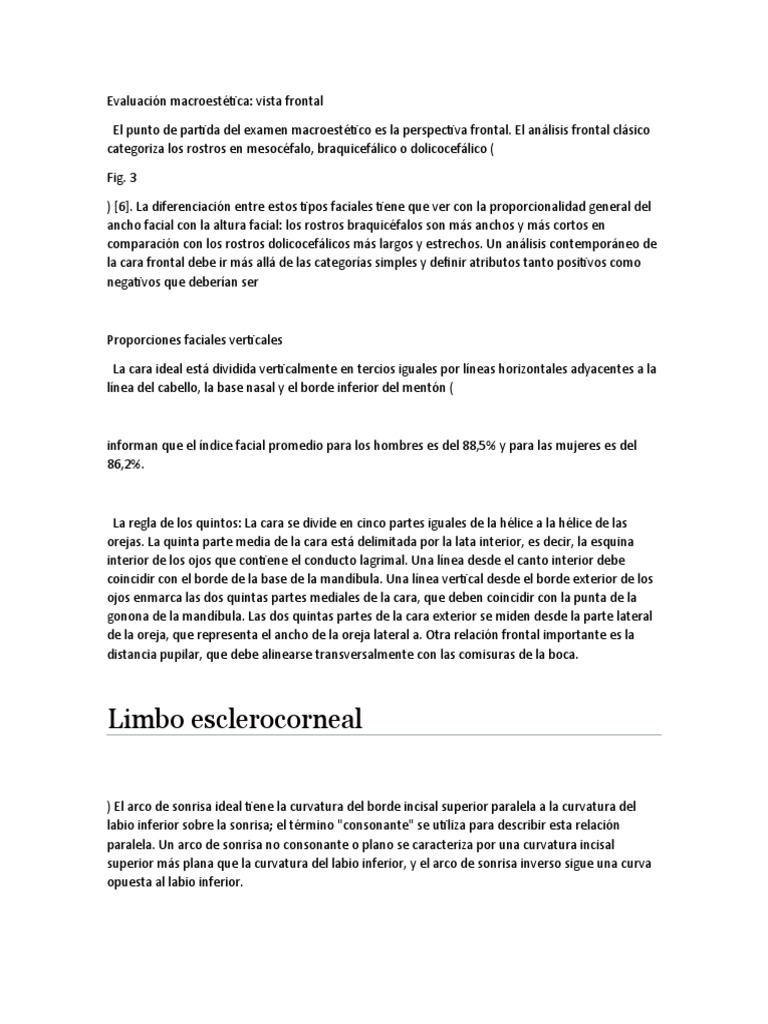 Evaluación de la sonrisa inversa en planimetría | PDF | Estudios de ...