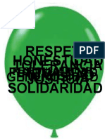 Globos de Respeto