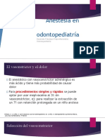 Anestesia en odontopediatría 