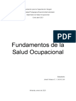 Evaluación de Fundamentos de La Salud Ocupacional Jeisel Velasco