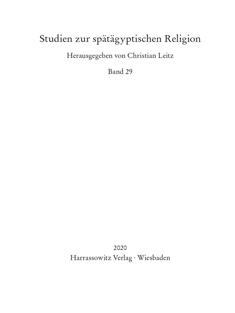 The Egyptian Priests of The Graeco Roman | PDF | Ancient Egypt | Roman ...