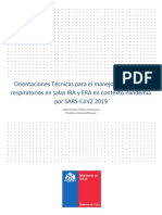 Orientaciones Técnicas para El Manejo de Pacientes Respiratorios IRA ERA Contexto Pandemia Covid 19 1