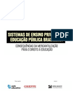 ADRIÃO, T. Et. Al. Sistemas de Ensino Privado Na Educação Pública Brasileira