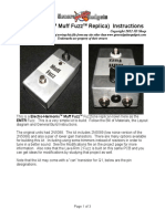 Emtr (Ehx Muff Fuzz Replica) Instructions: Trademarks Are Property of Their Owners