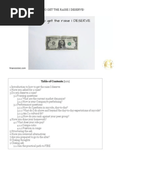 Finance Stoic on how to get the raise I deserve! —