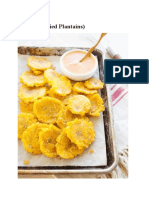 Tostones (Fried Plantains)