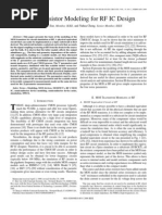 MOS Transistor Modeling For RF IC Design (Enz)