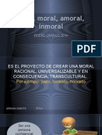 Ética, Moral, Amoral, Inmoral - Grafica