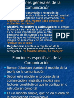 Funciones de La Comunicación