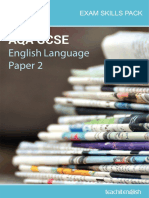 34404 Aqa Gcse English Language Paper 2 Exam Skills Pack