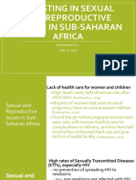 Investing in Sexual and Reproductive Health in Sub-Saharan Africa