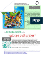 La Comunicacion y Valores Culturales PDF