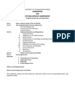 SHS Approved Return Service Agreement IRR