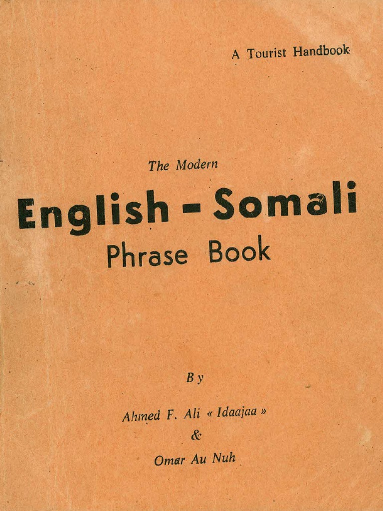 The Modern English - Somali Phrase Book | PDF