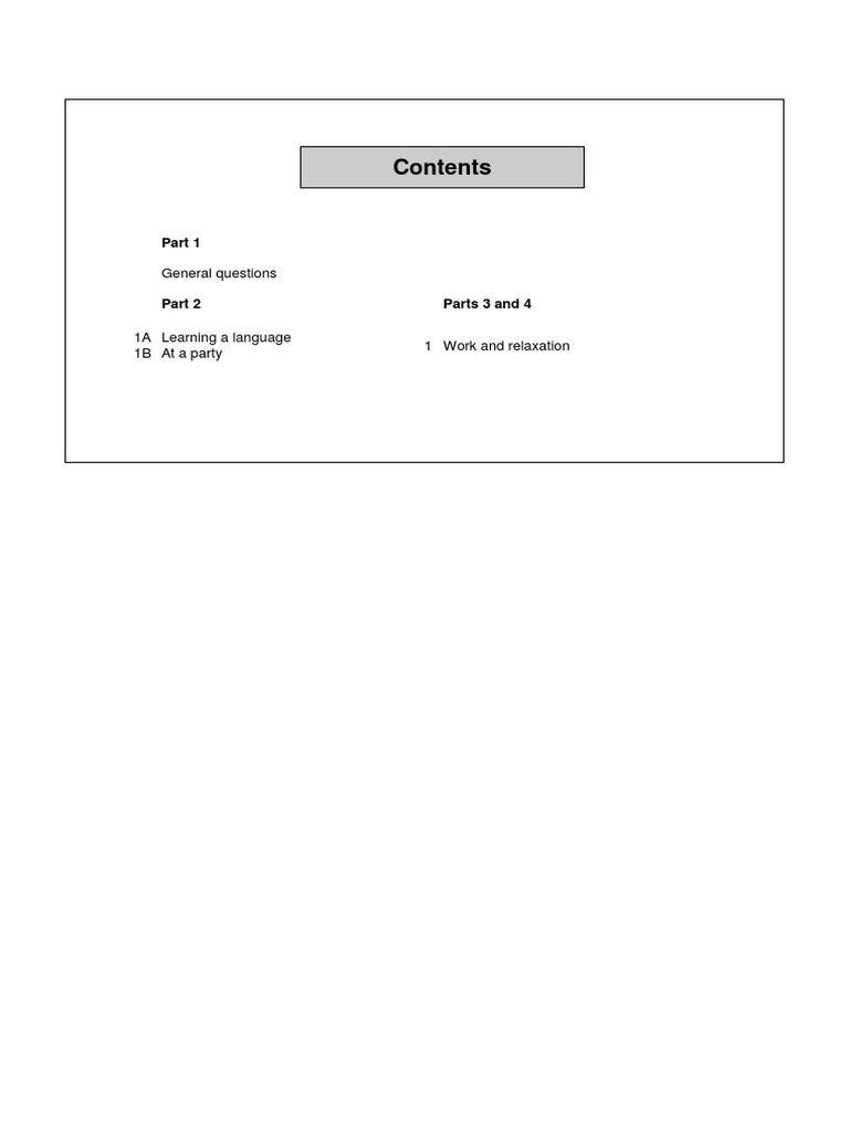 Speaking Sample Tests | PDF | Cognition