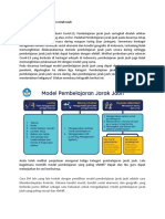 Ragam Model Pembelajaran Jarak Jauh