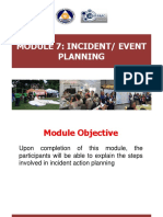 Module 7 - Incident Event Planning