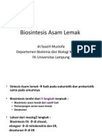 Biosintesis Asam Lemak