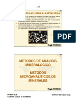 MAnalisis Mineralogicos