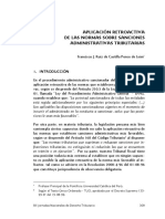 Aplicación Retroactiva - Sanciones Administrativas Tributarias